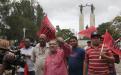 Foro de la Sociedad Civil en Panamá: Y ellos no llegaron. Cuidando a Martí / Solidaridad con Cuba frente a la Embajada nuestra en Panama