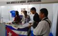 Stand de Cuba en el Foro de Jovenes de la Cumbre de las Américas
